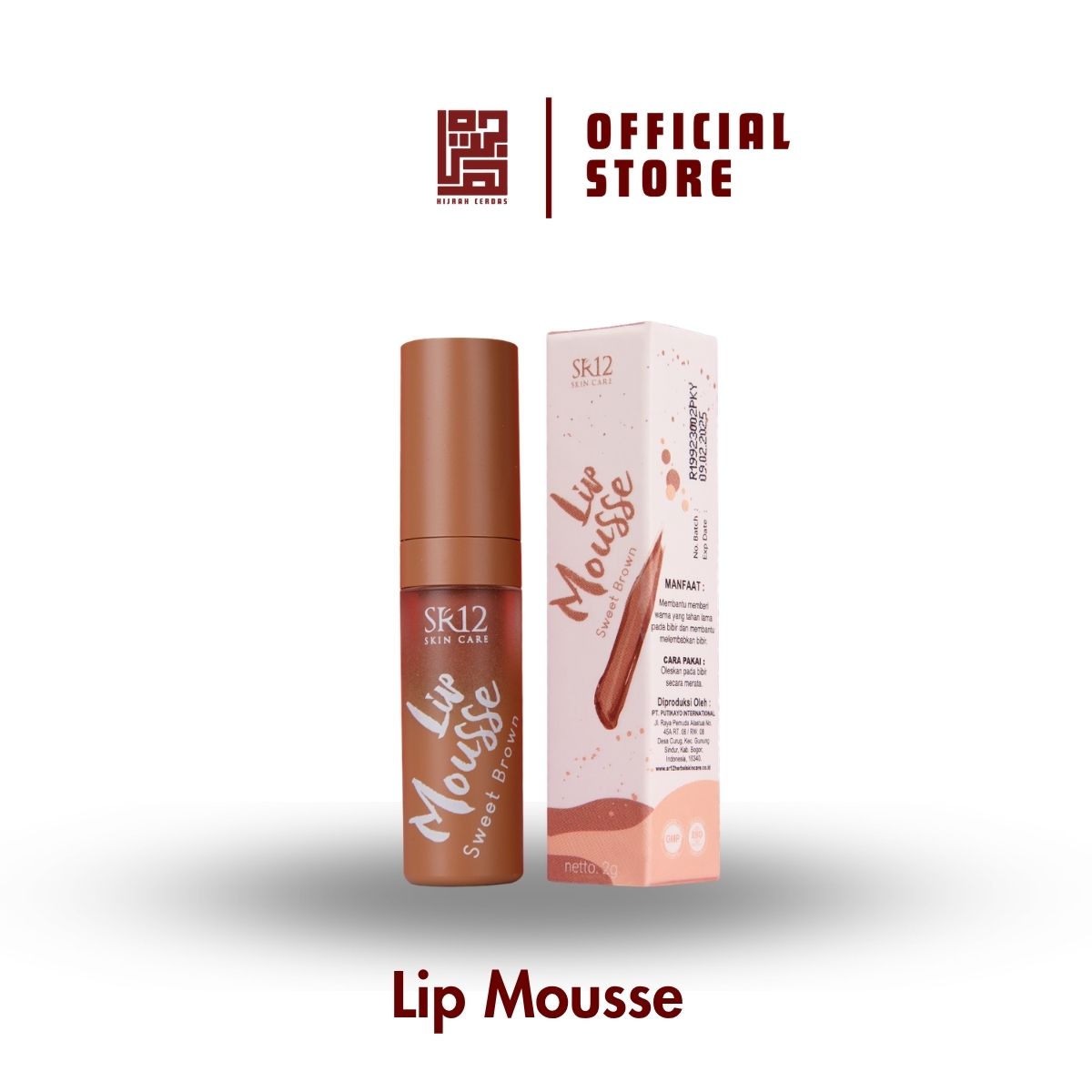 Lip Mousse Rose Pink 2 gr